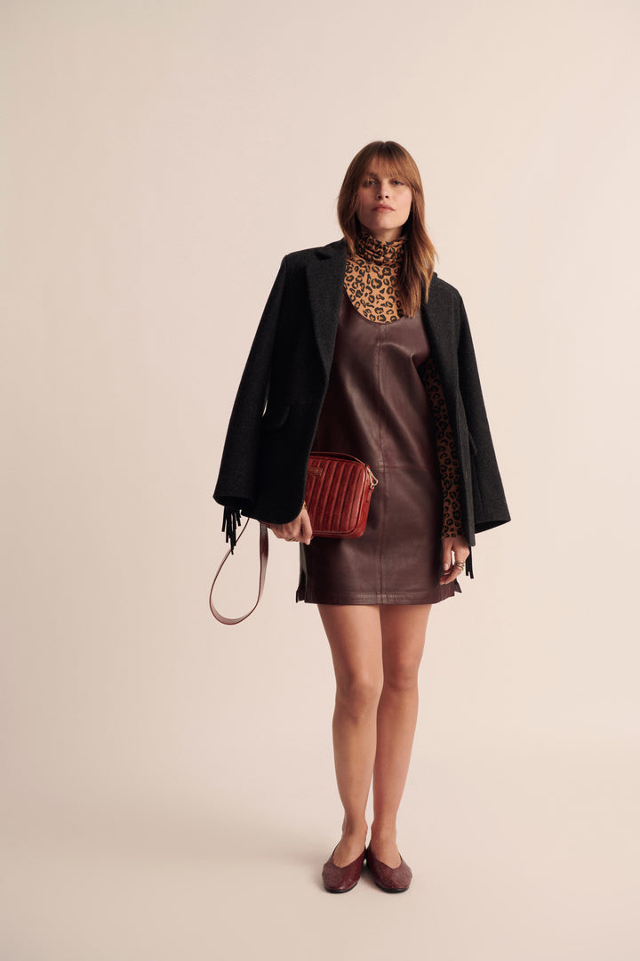 Robe chasuble Dona bordeaux