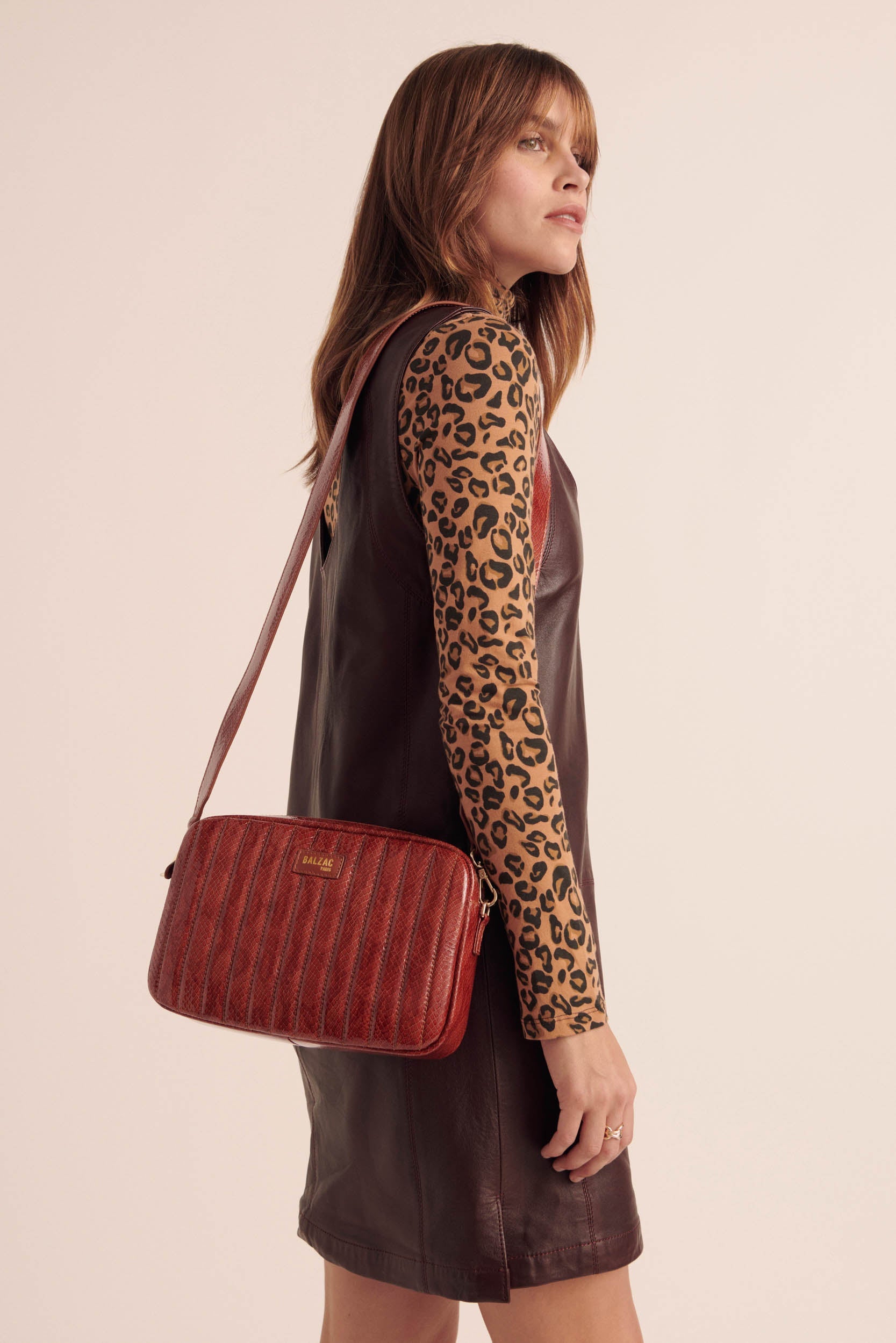 Robe chasuble Dona bordeaux