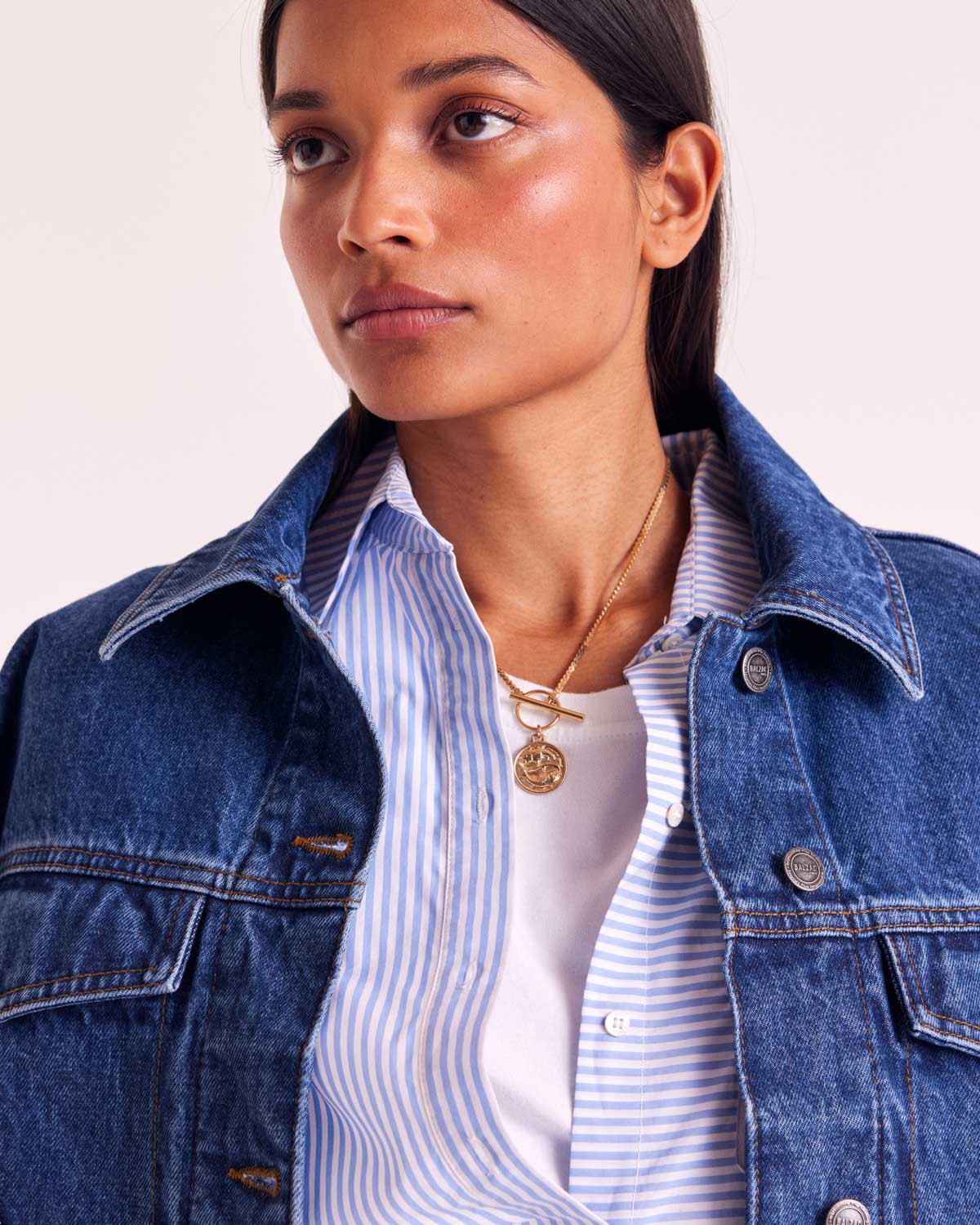 Chemise Ulysse rayures bleu et blanc