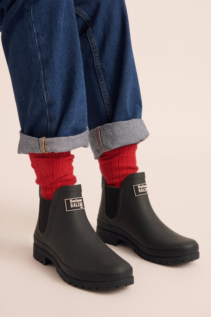 Chaussettes Felice rouge