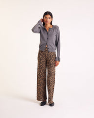 Pantalon Piana léopard irisé