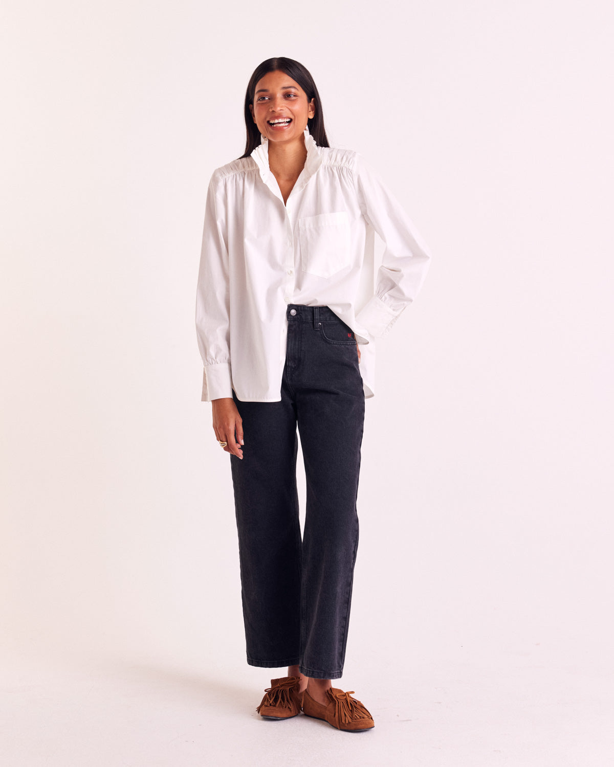 Chemise Léonor blanc naturel