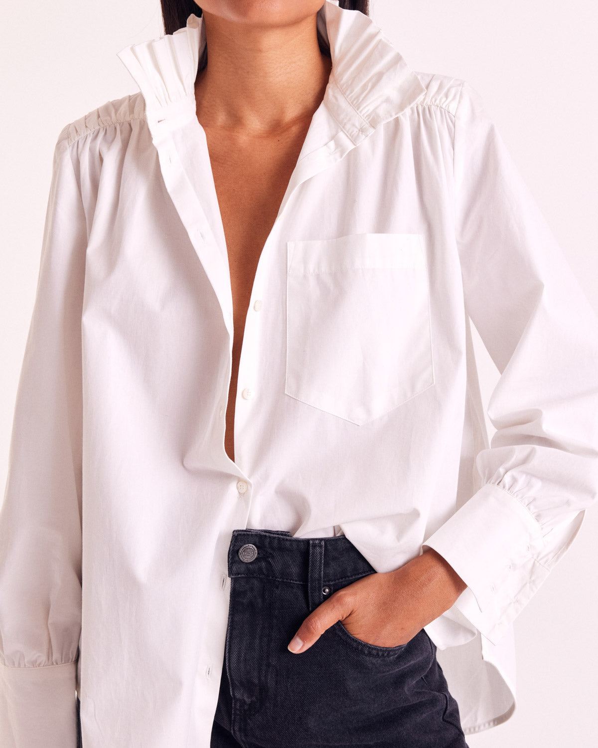 Chemise Léonor blanc naturel