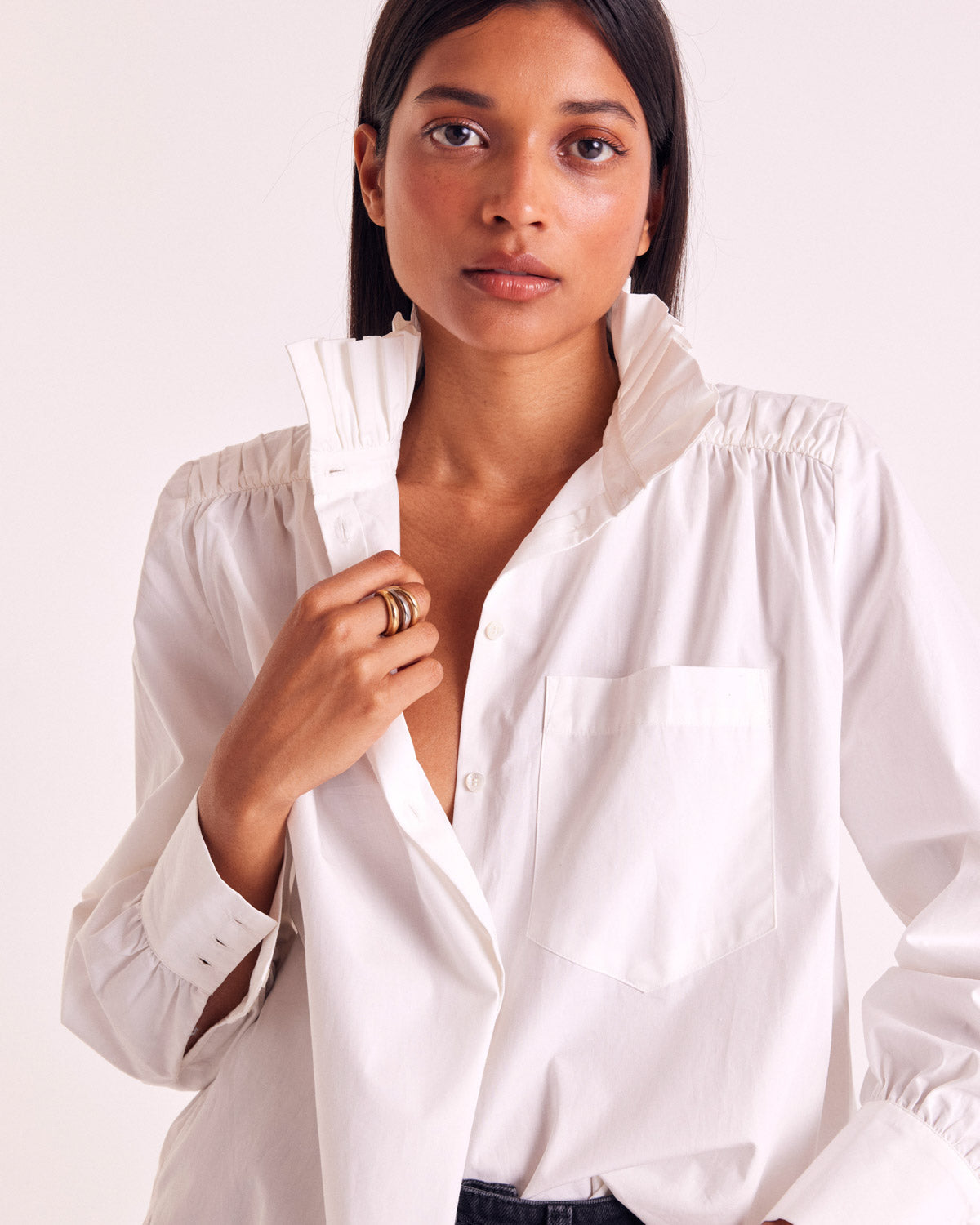 Chemise Léonor blanc naturel
