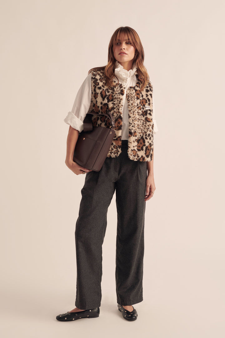 Pantalon John gris chiné