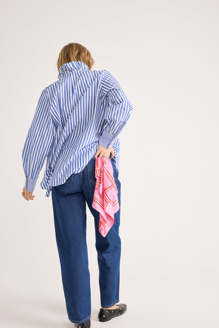 Foulard Kelly nœuds rose et rouge
