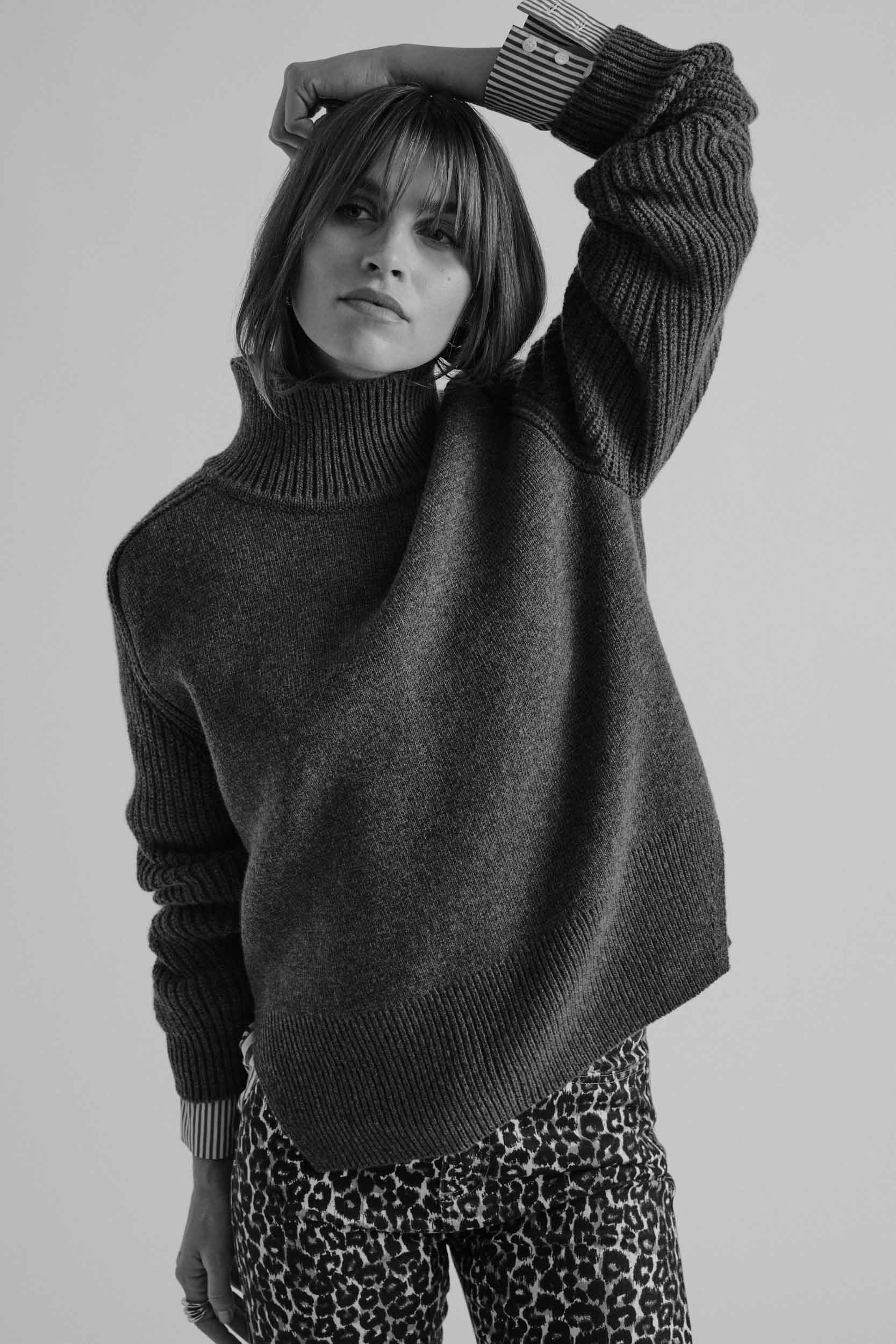 Pull Maël gris