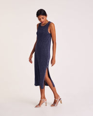 Robe Persil marine irisé