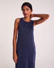 Robe Persil marine irisé
