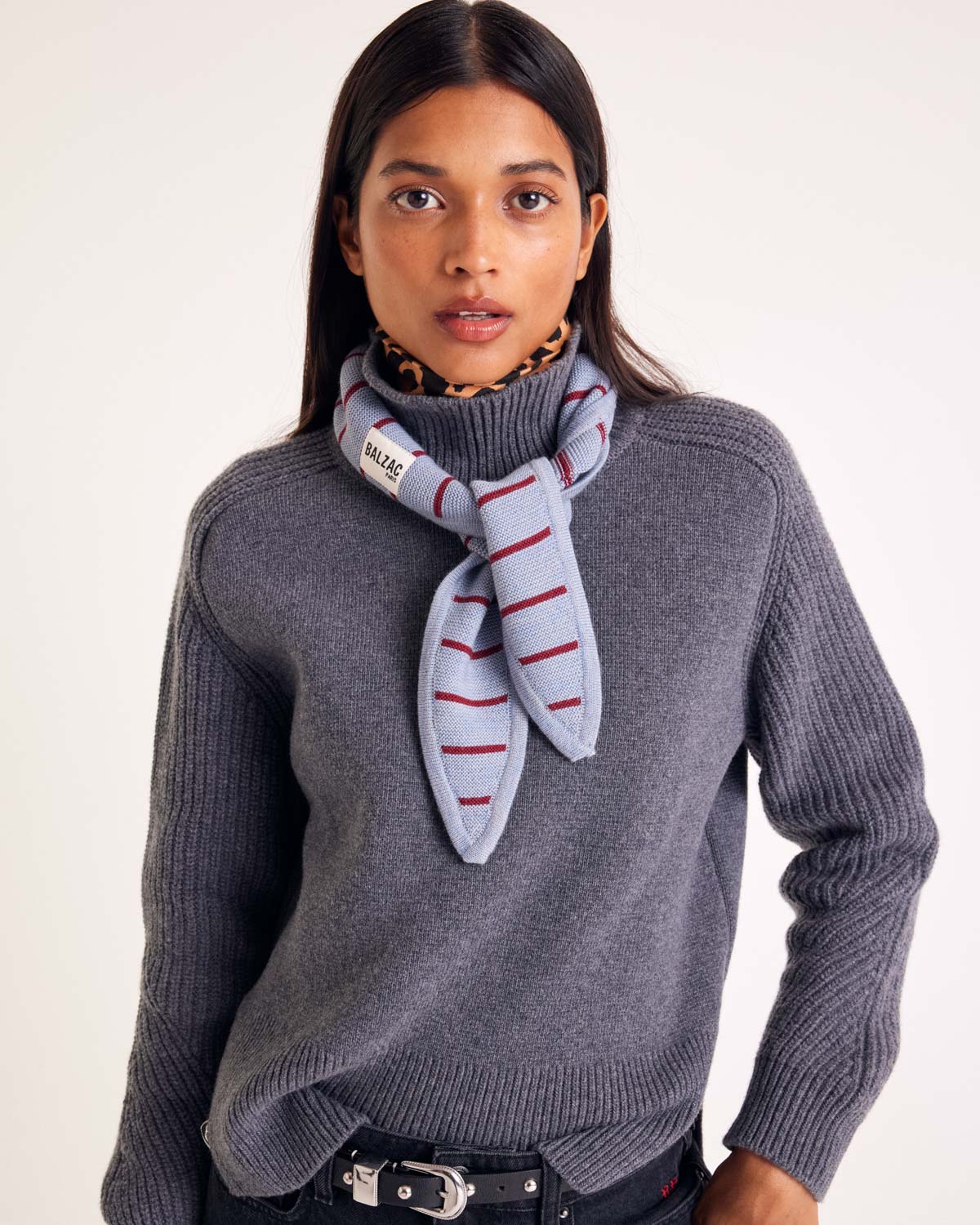 Pull Maël gris