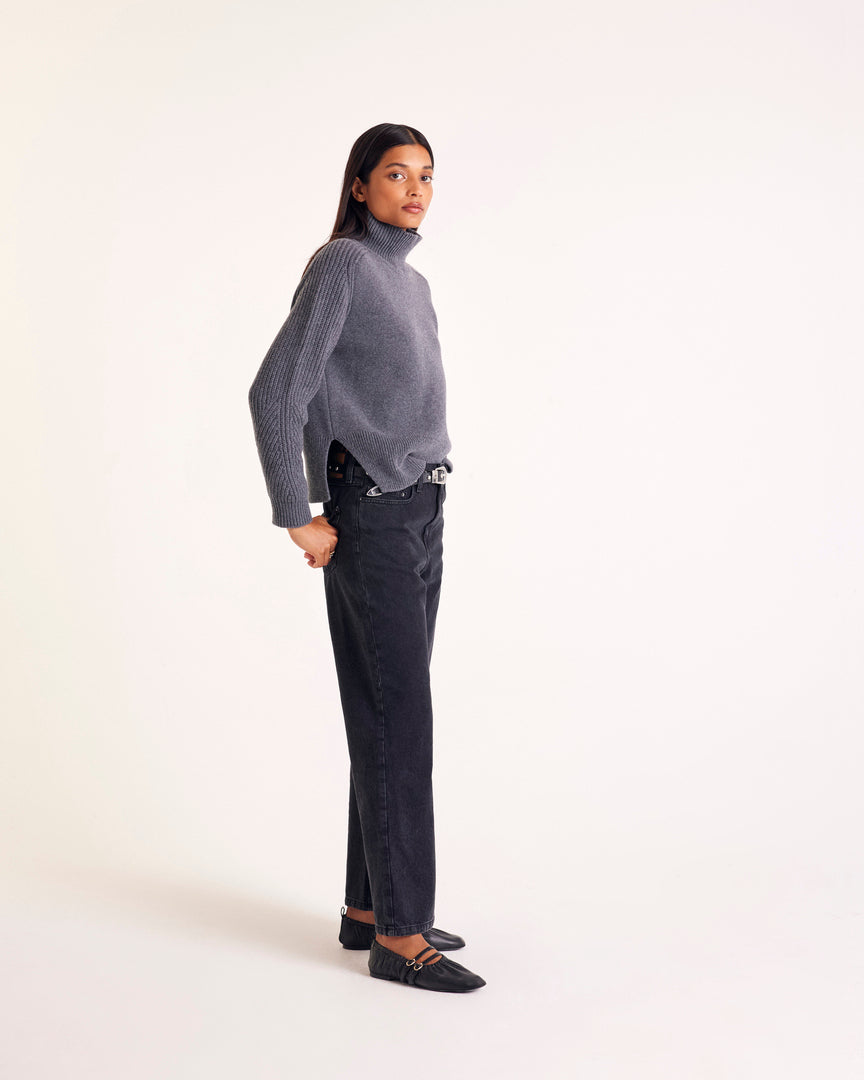 Pull Maël gris