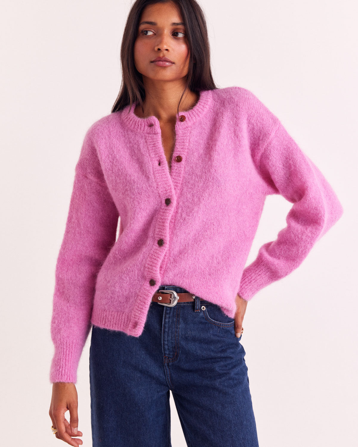 Cardigan Douceur rose