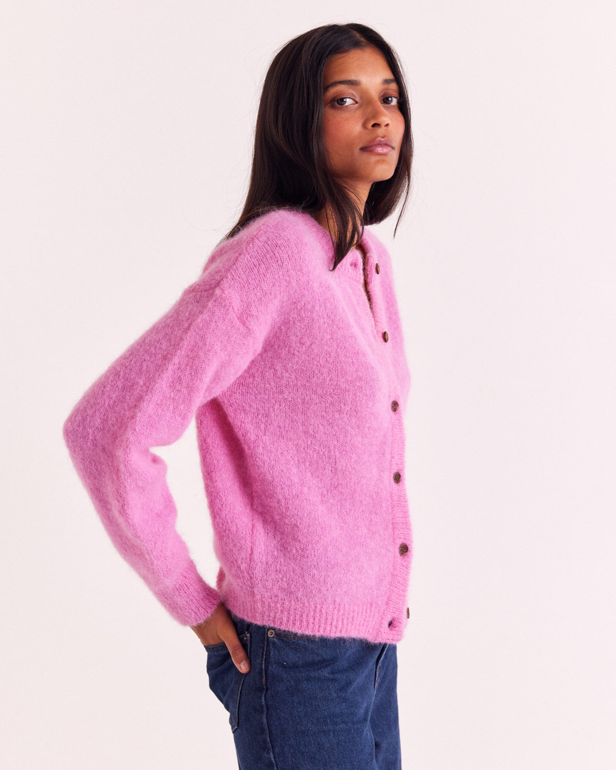 Cardigan Douceur rose