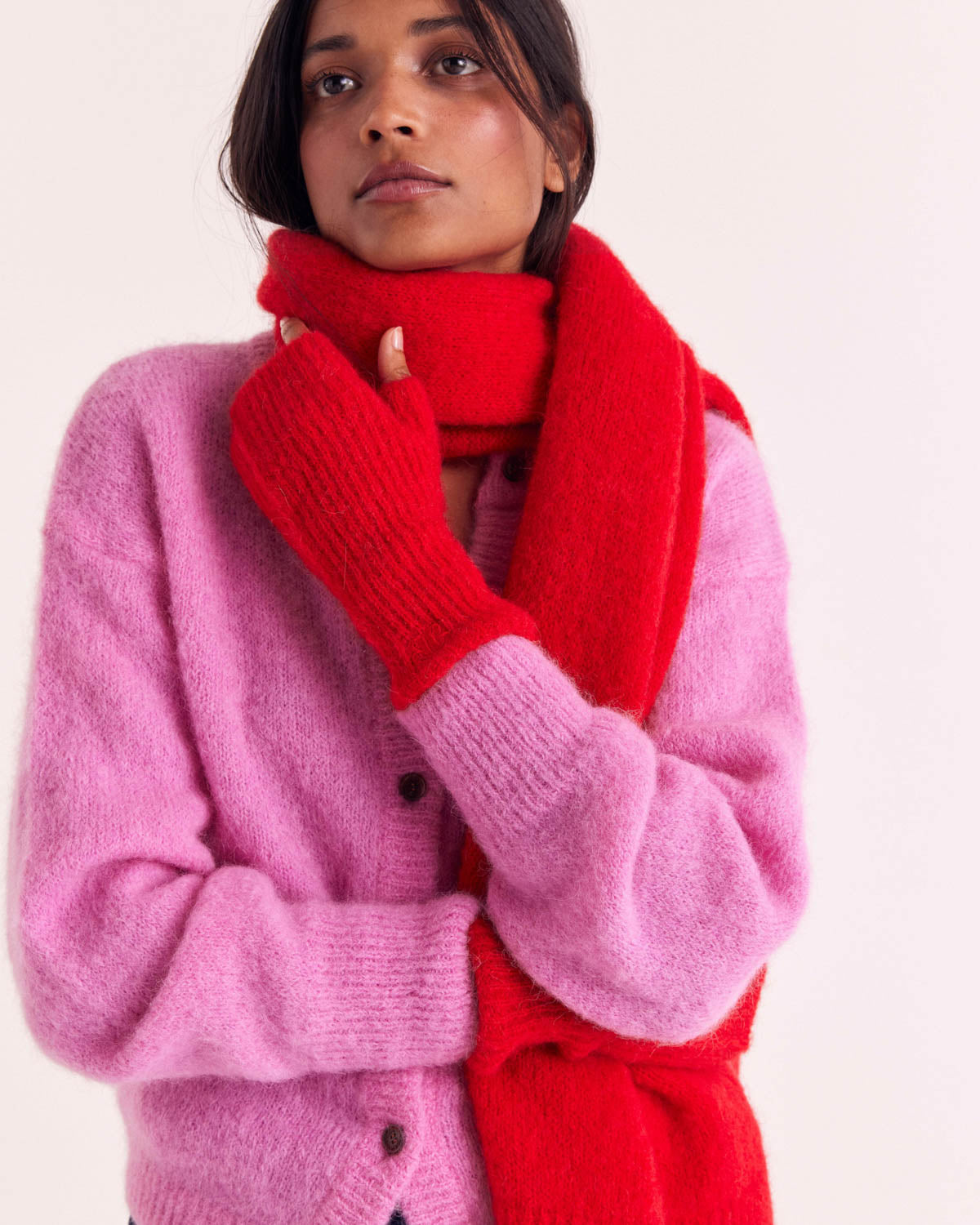 Cardigan Douceur rose