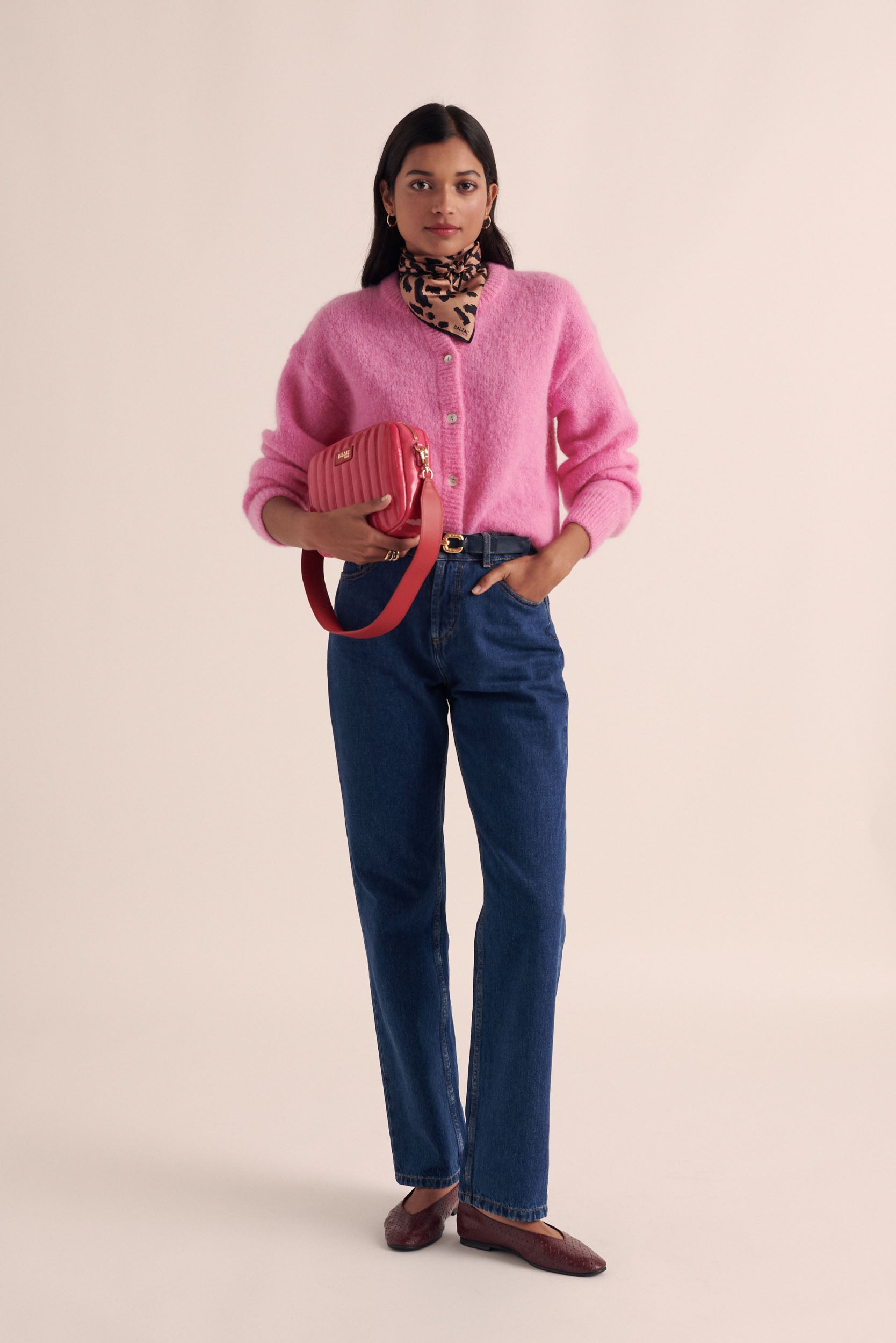 Cardigan Douceur rose