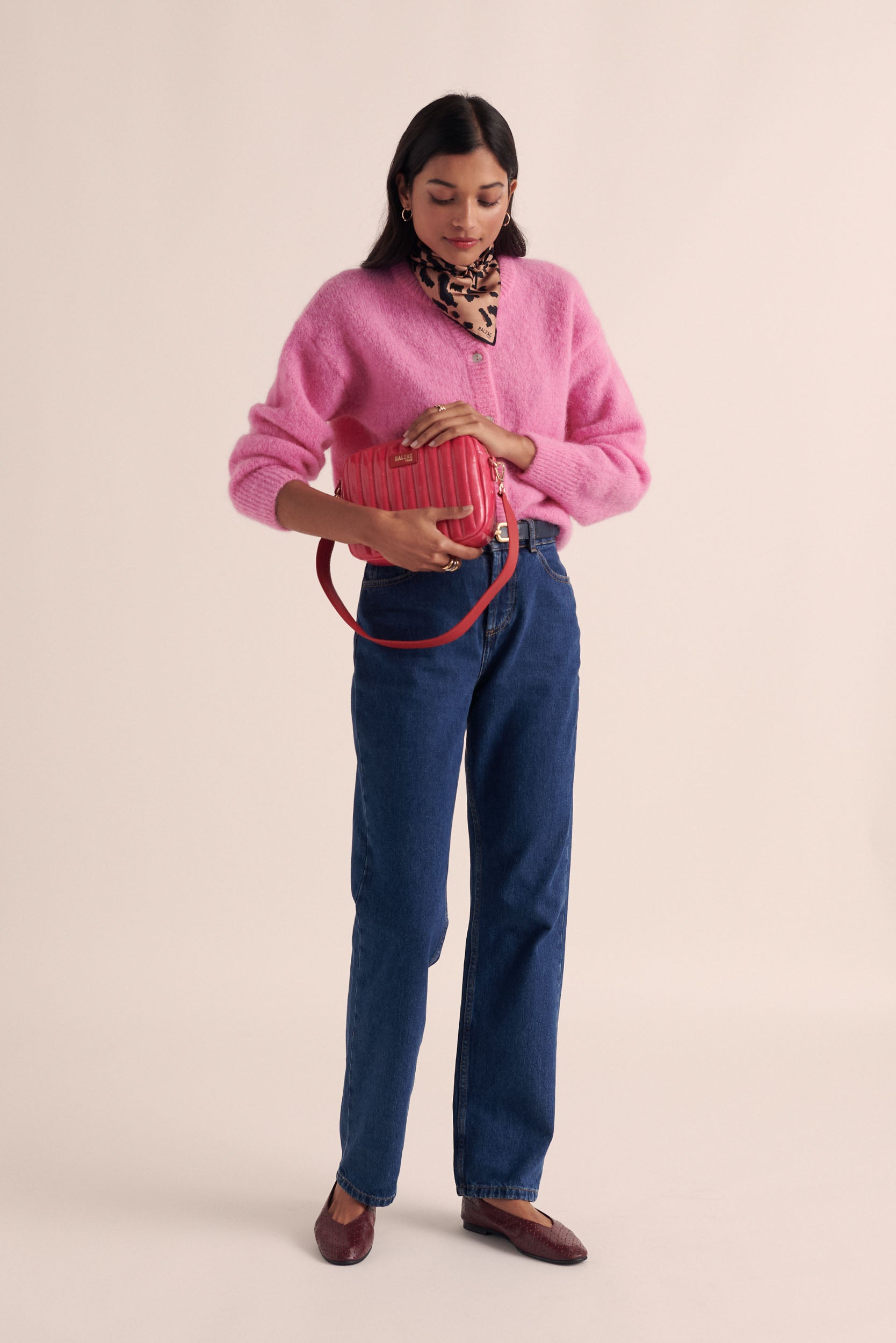 Cardigan Douceur rose