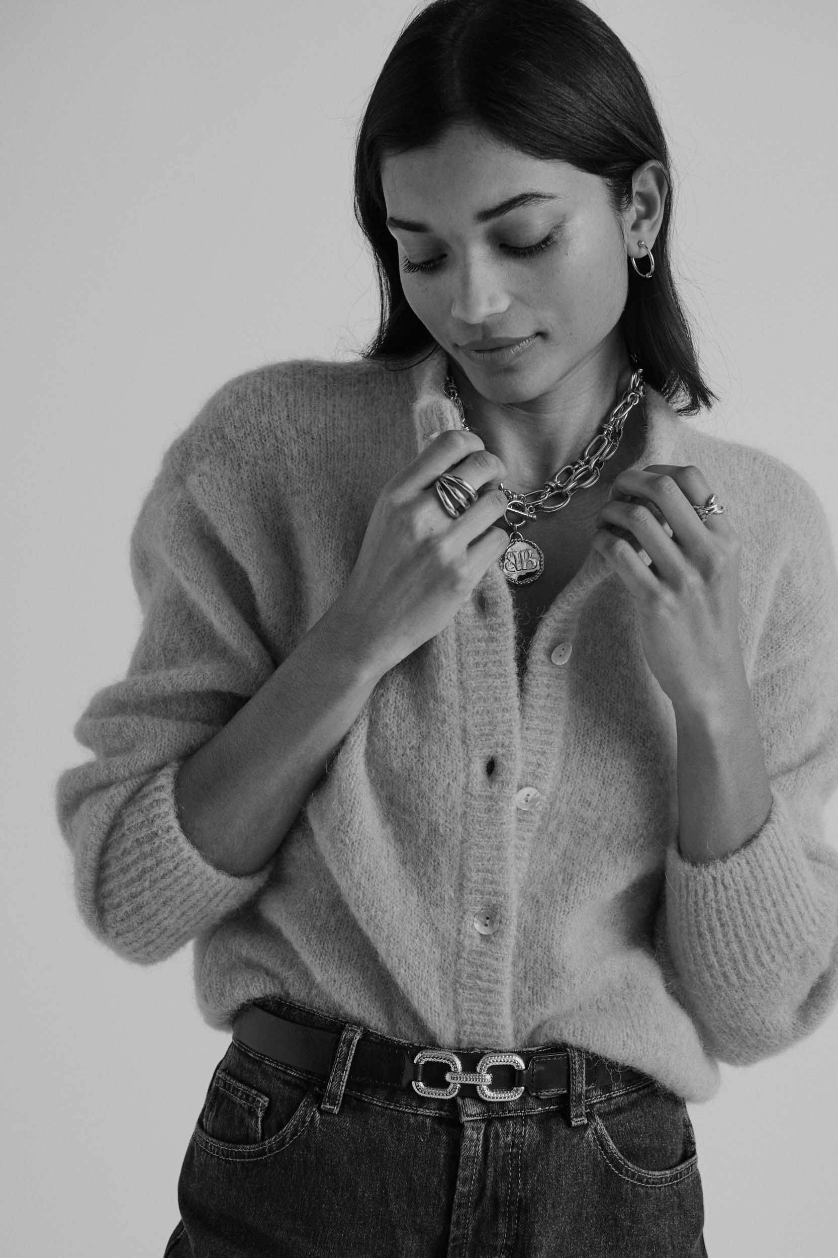 Cardigan Douceur rose