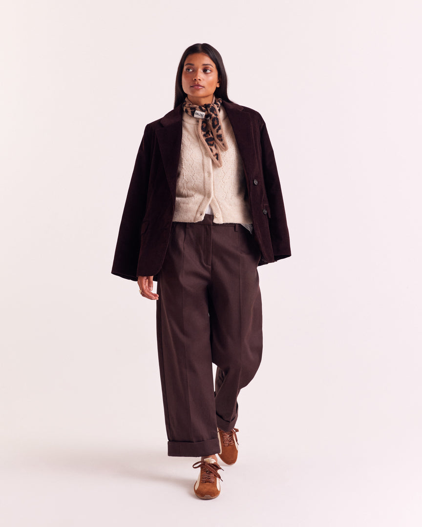 Pantalon Tristan chocolat