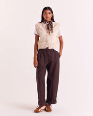 Pantalon Tristan chocolat