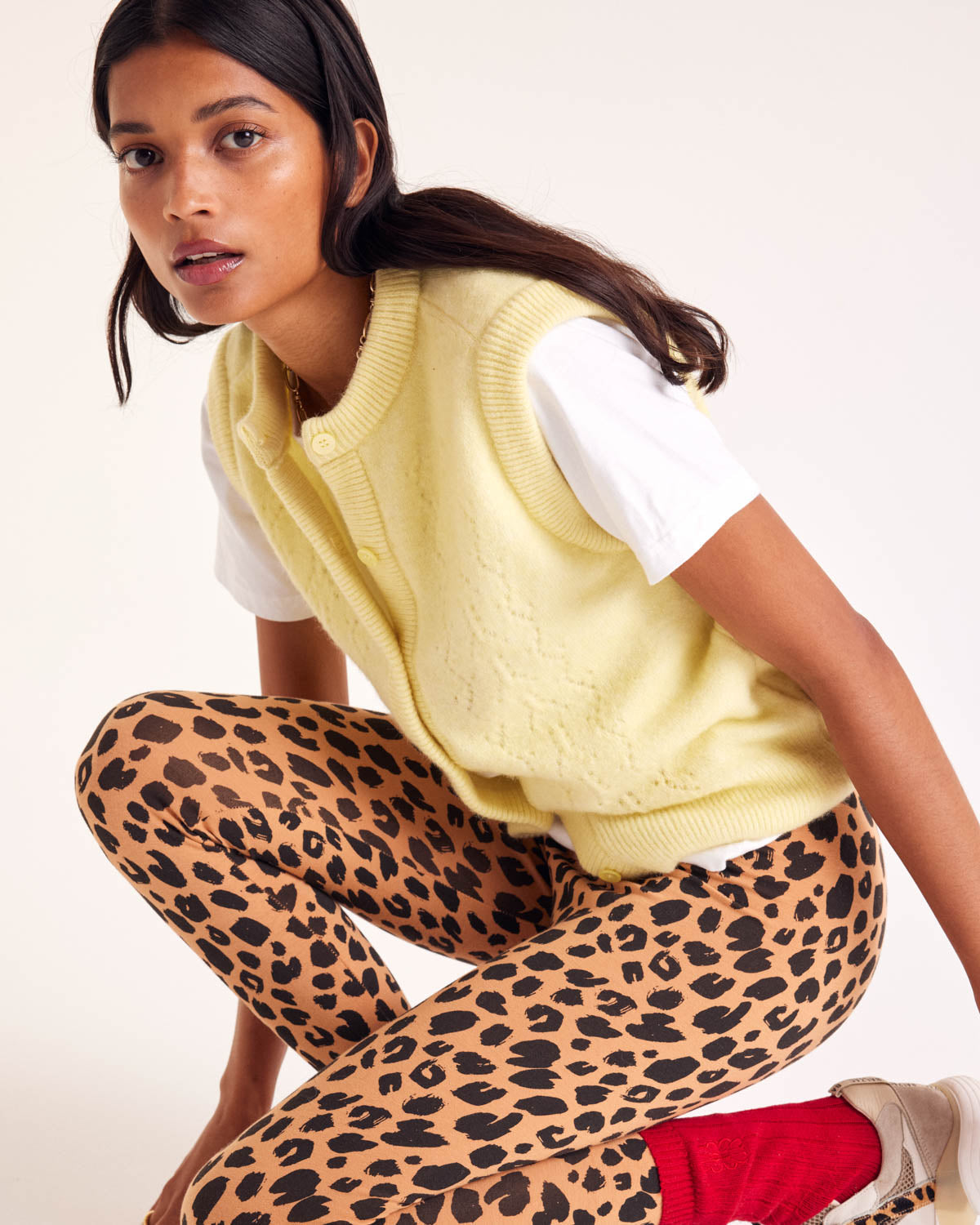 Cardigan Brooke jaune