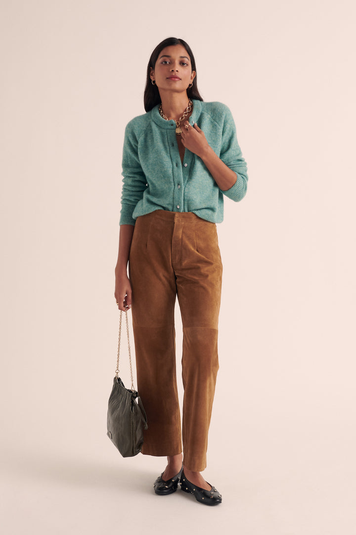 Pantalon Selby croute camel