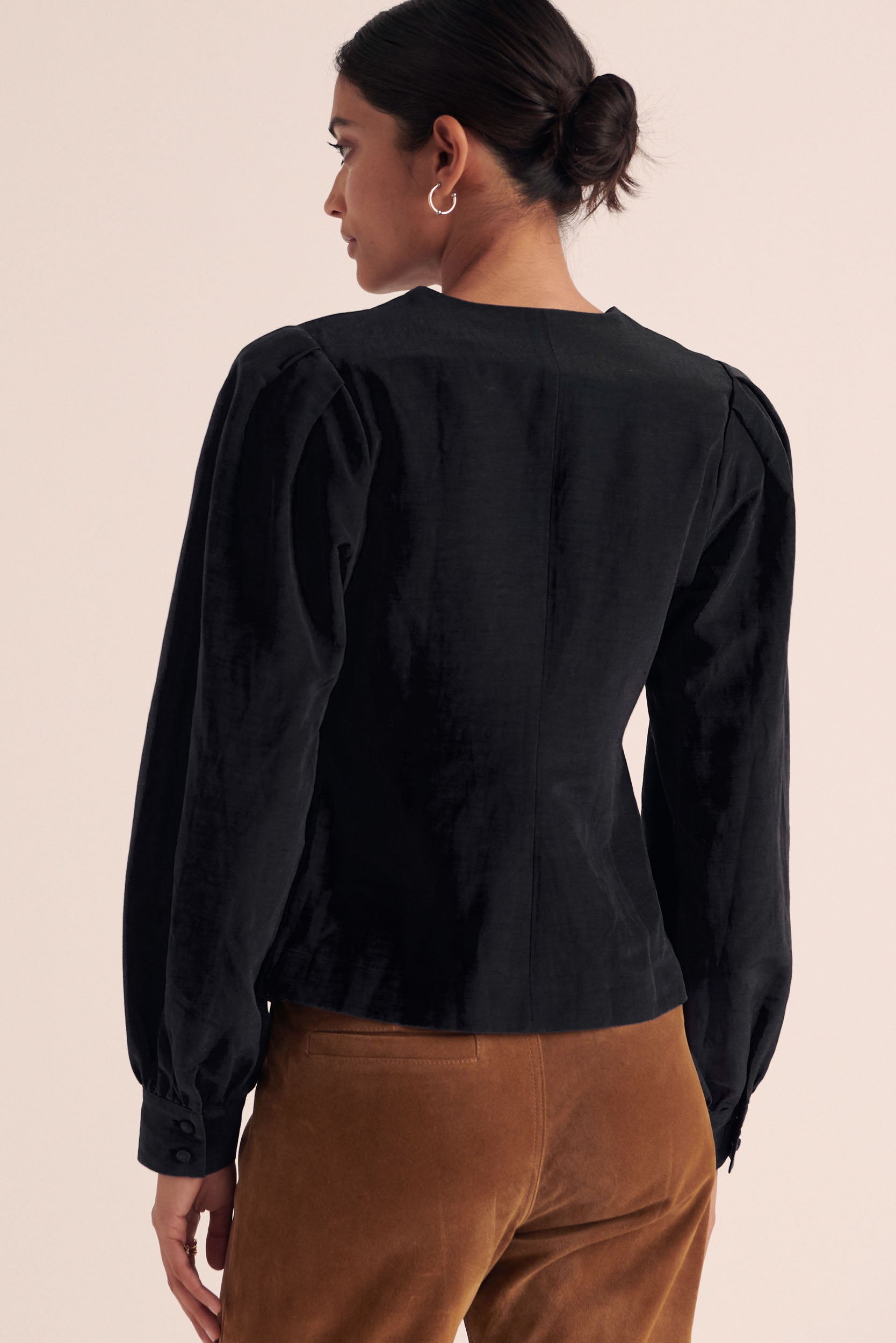 Pantalon Selby croute camel