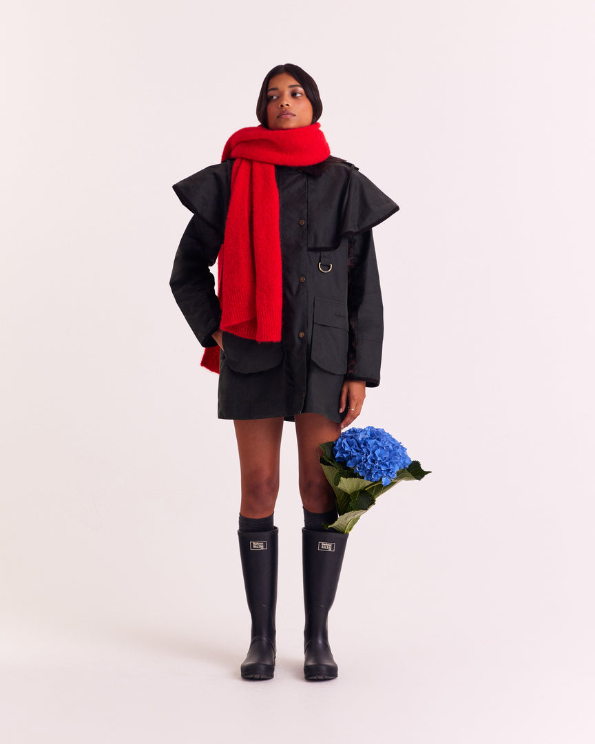Bottes Emilia noir Barbour x Balzac Paris