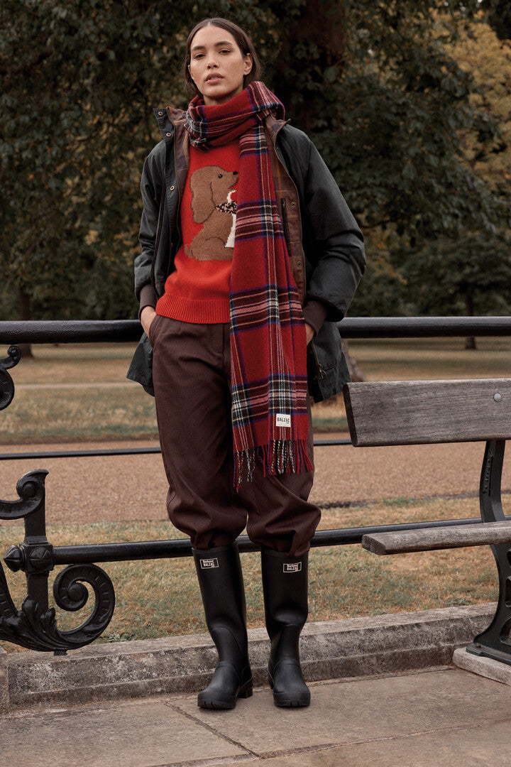 Bottes Emilia noir Barbour x Balzac Paris