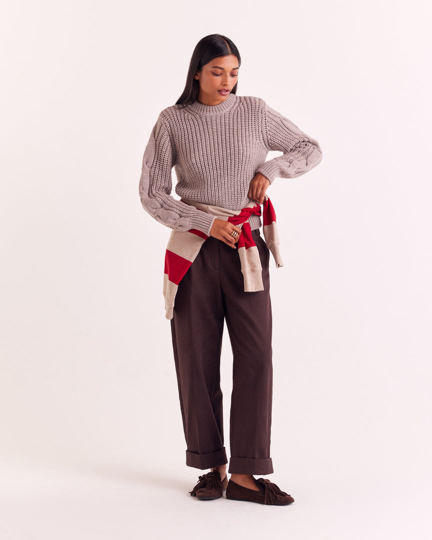 Pantalon Tristan chocolat