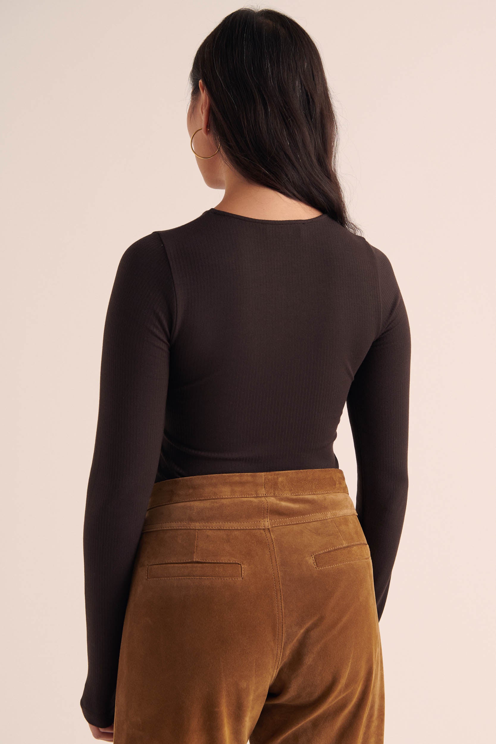 Pantalon Selby croute camel