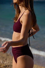 Bas de maillot Julio prune
