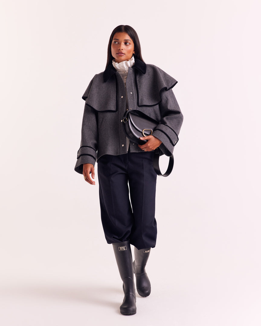 Bottes Emilia noir Barbour x Balzac Paris