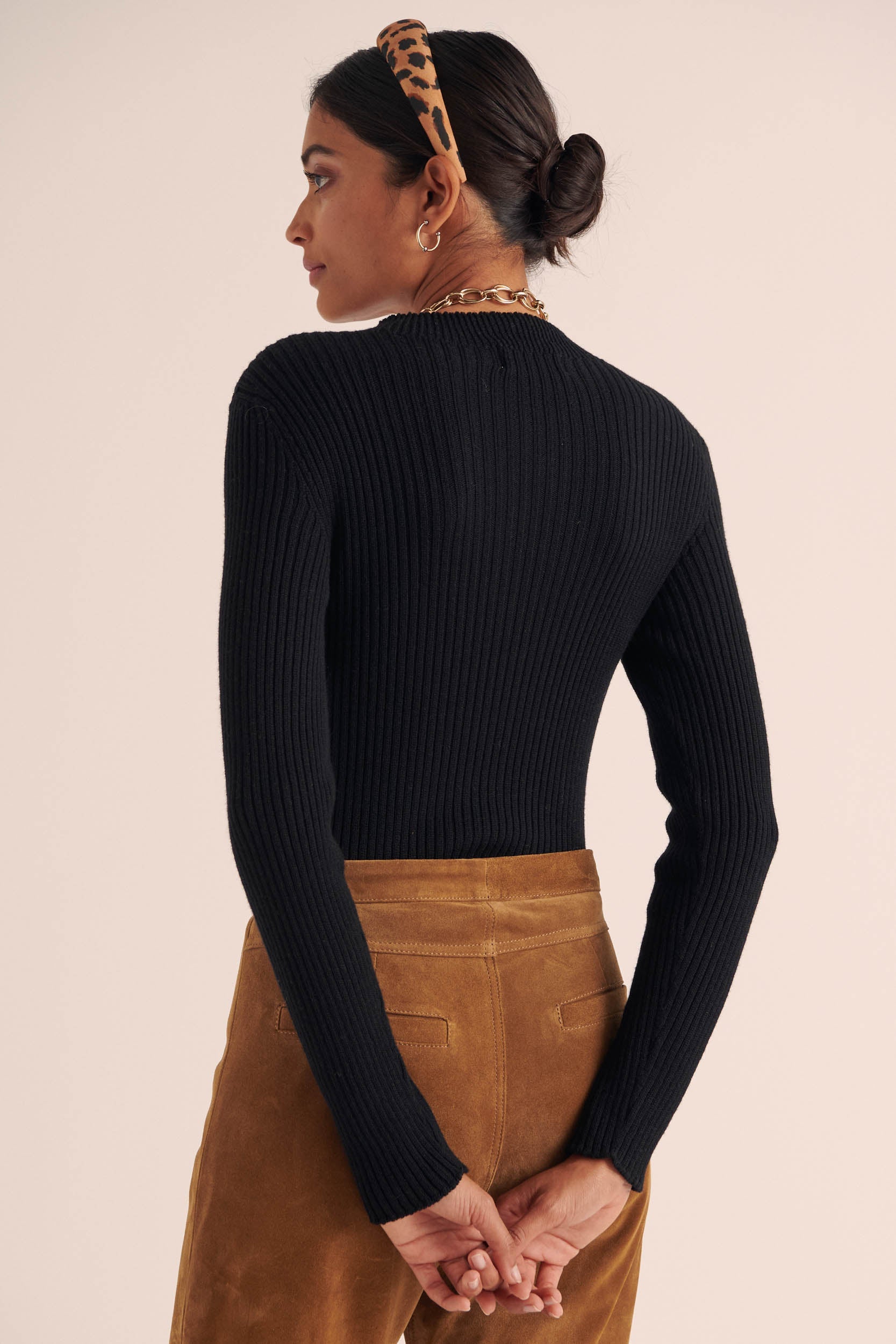 Pantalon Selby croute camel