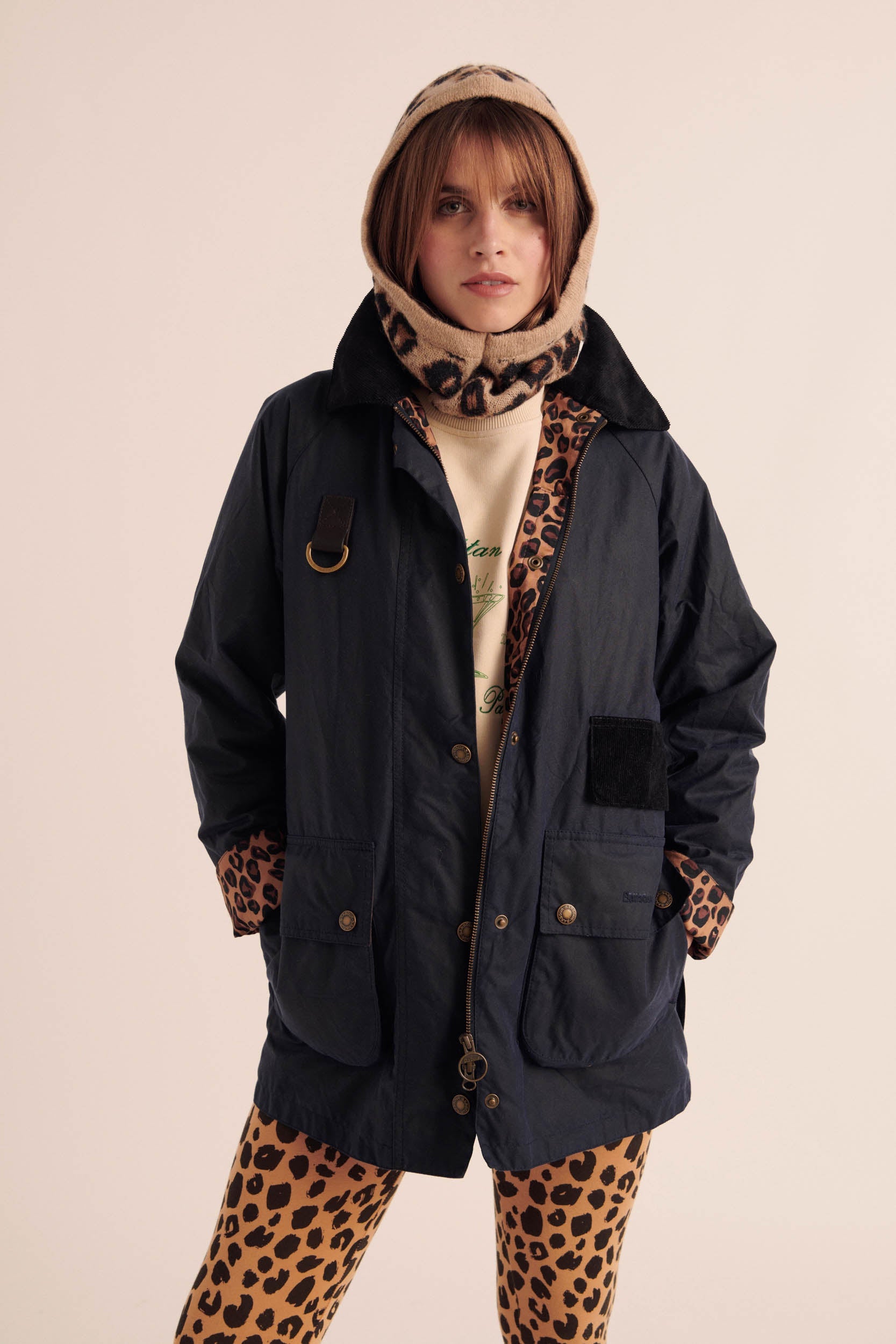 Cagoule Pylo léopard