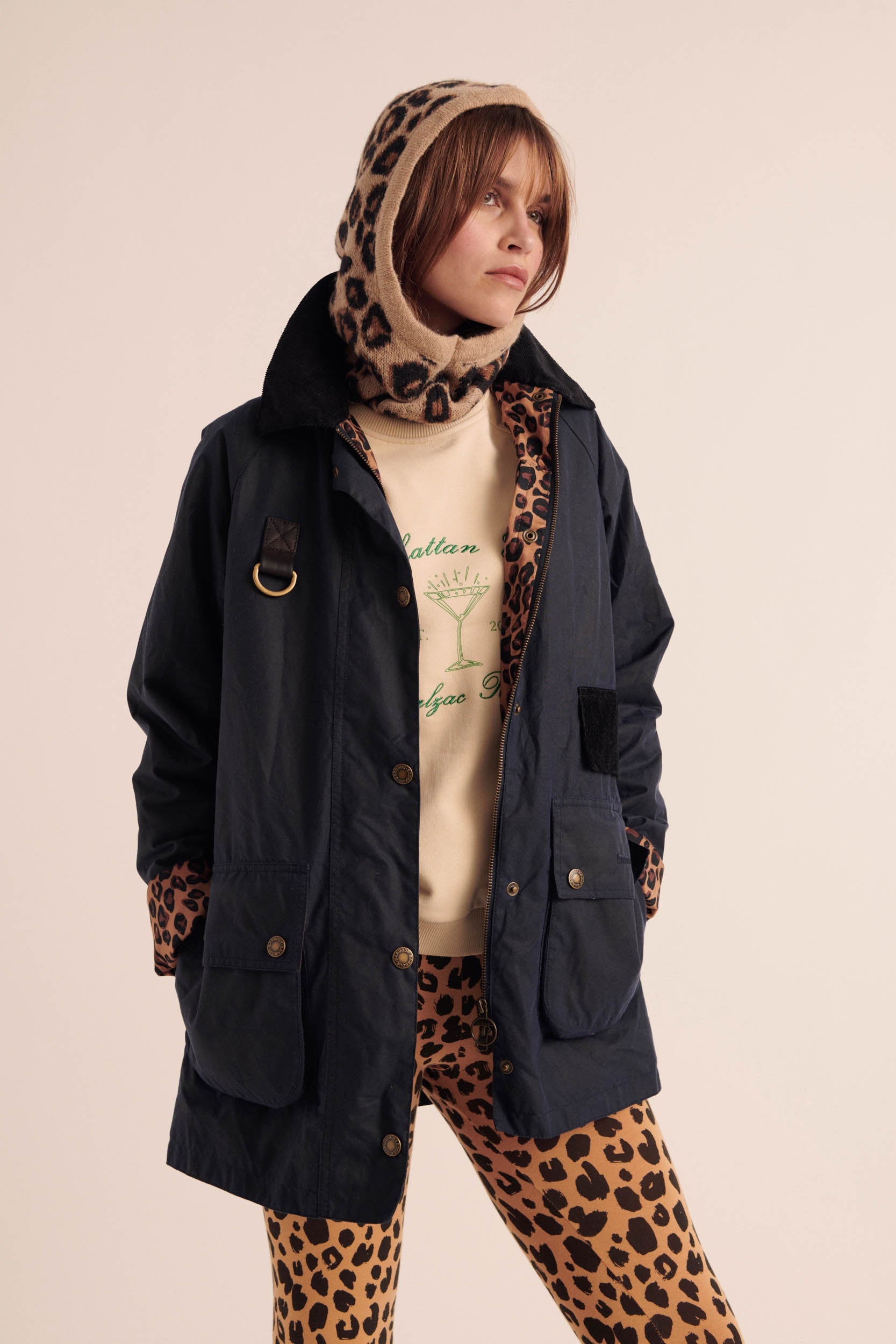 Cagoule Pylo léopard