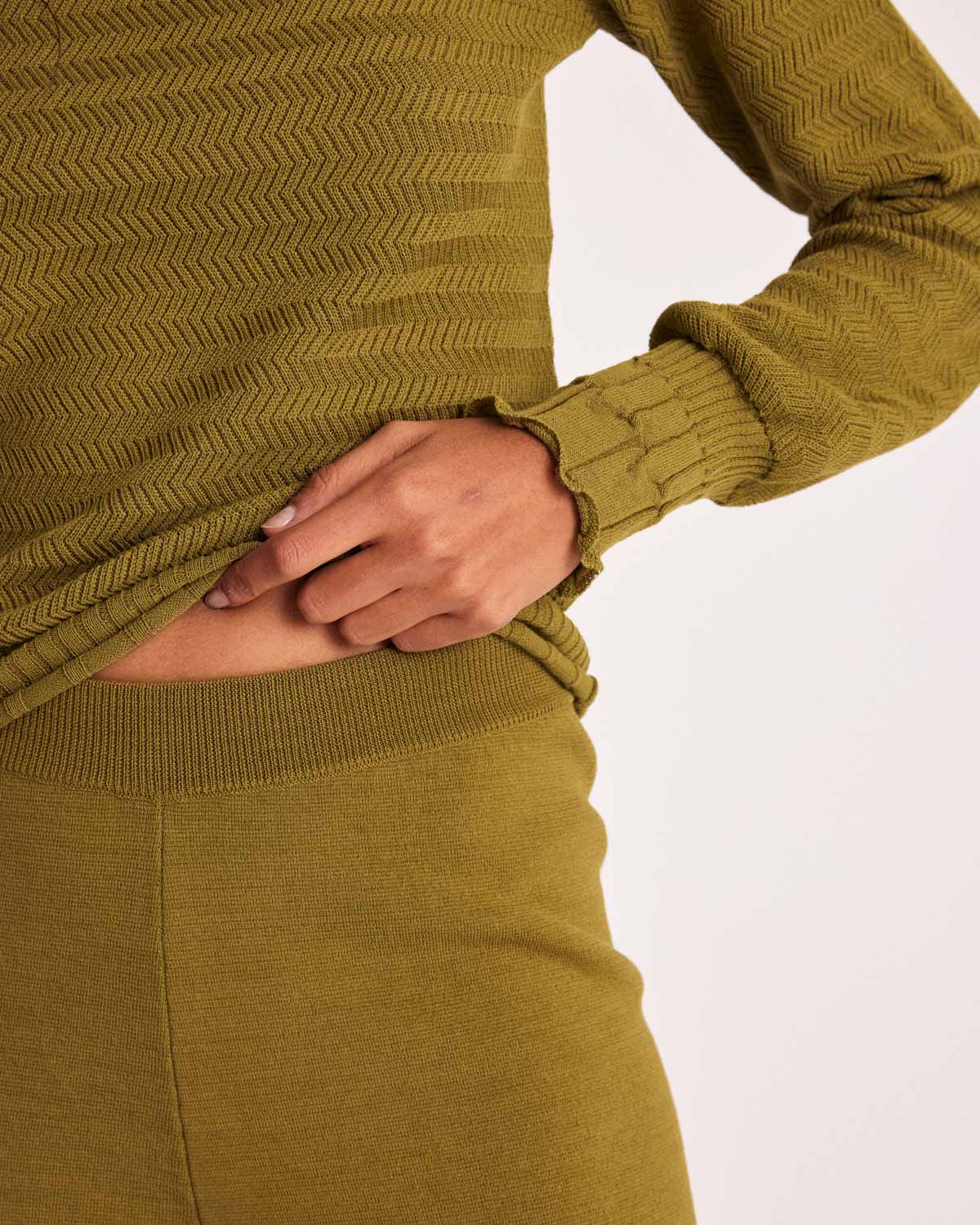 Pull Tia vert