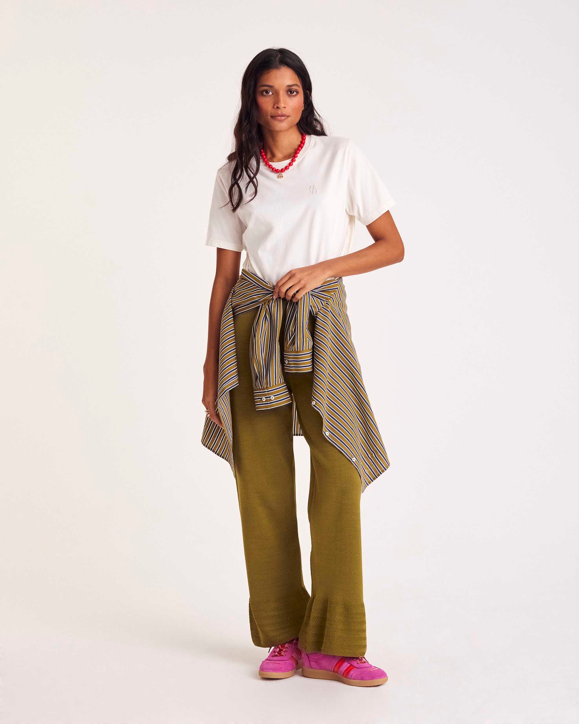 Pantalon Léon vert