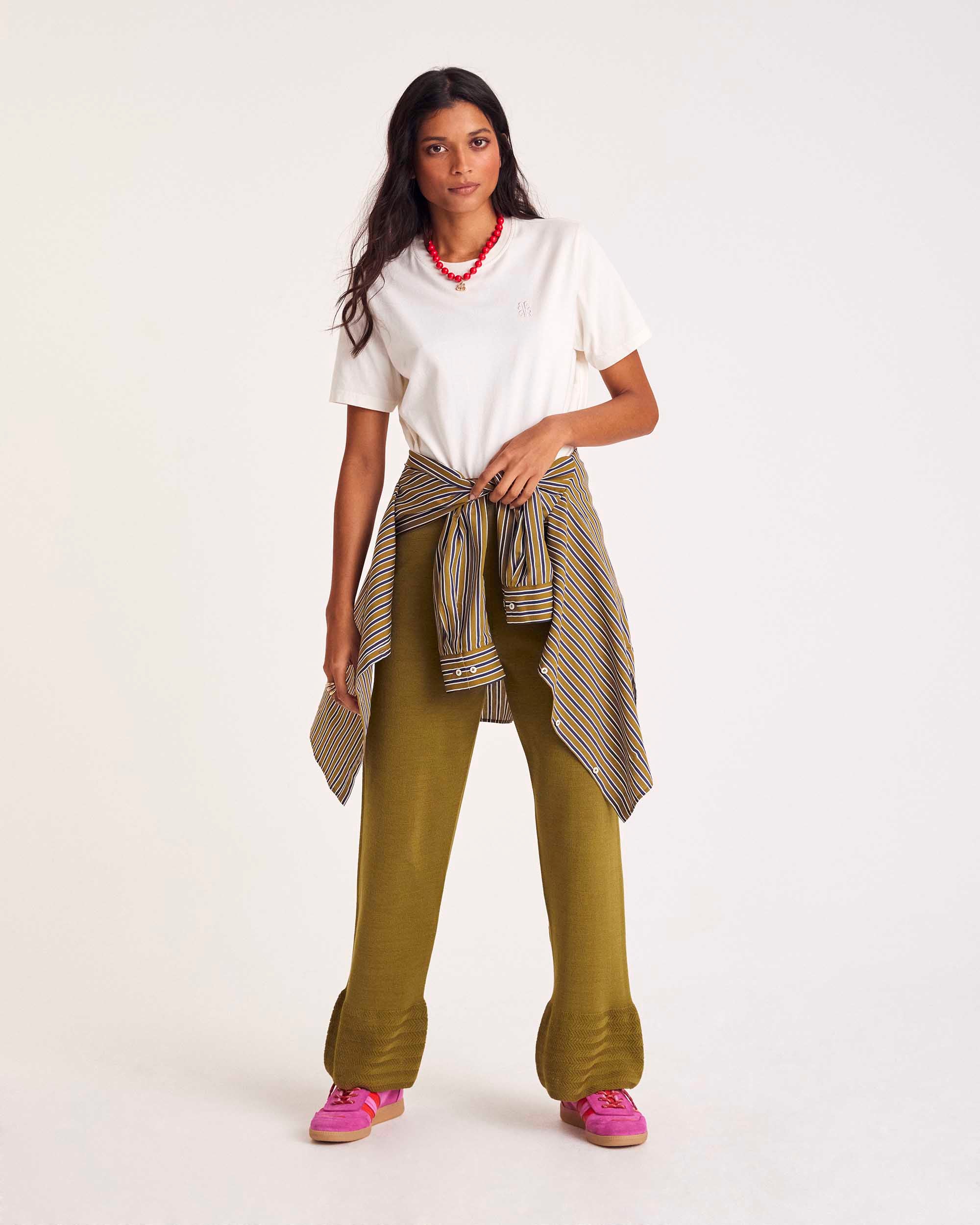 Pantalon Léon vert