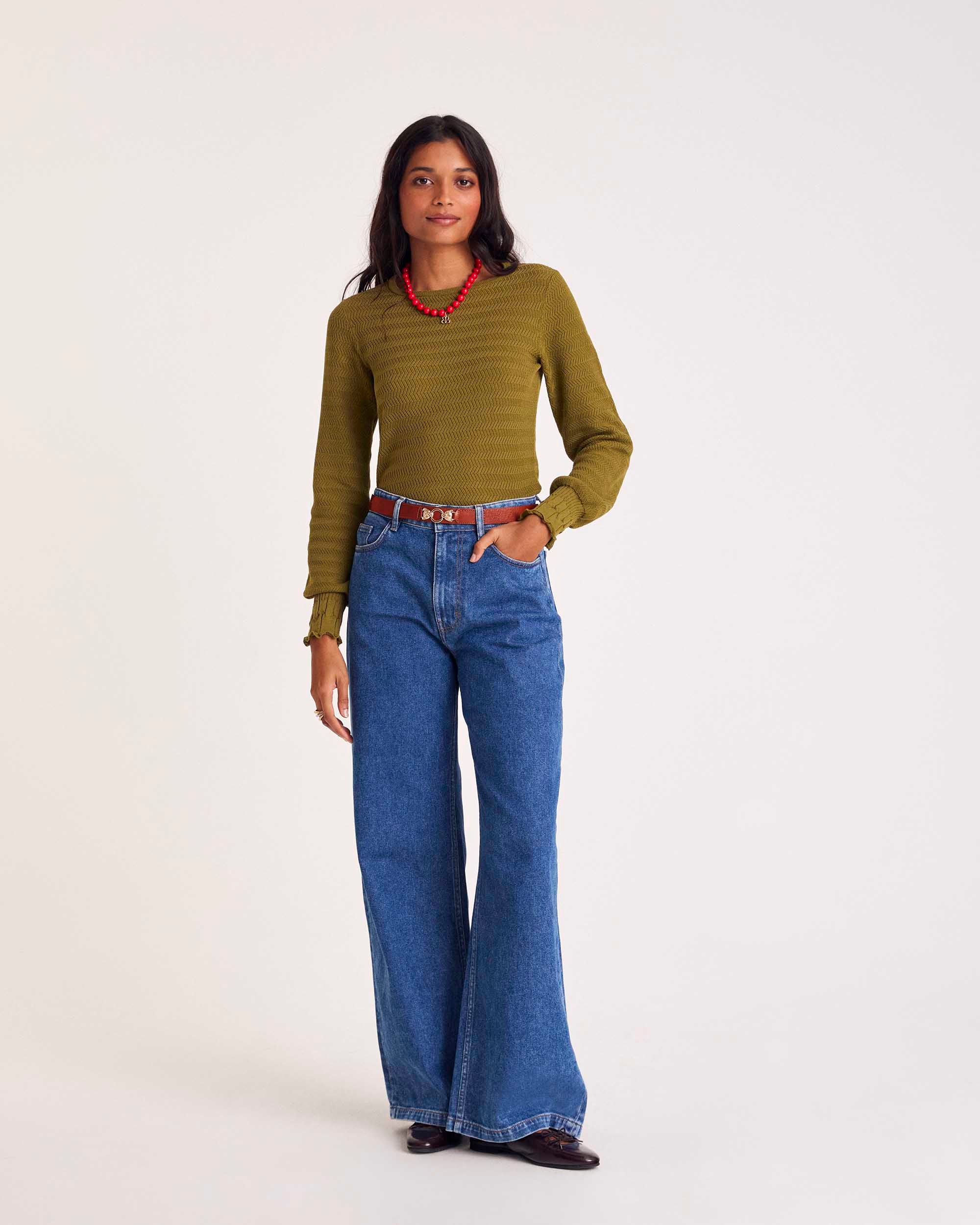 Pull Tia vert