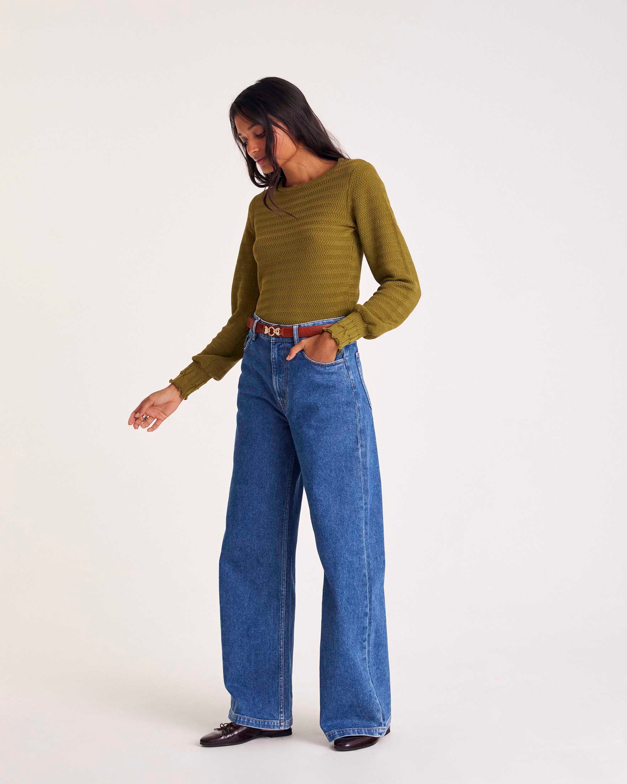 Pull Tia vert