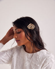 Barrette Aitana doré