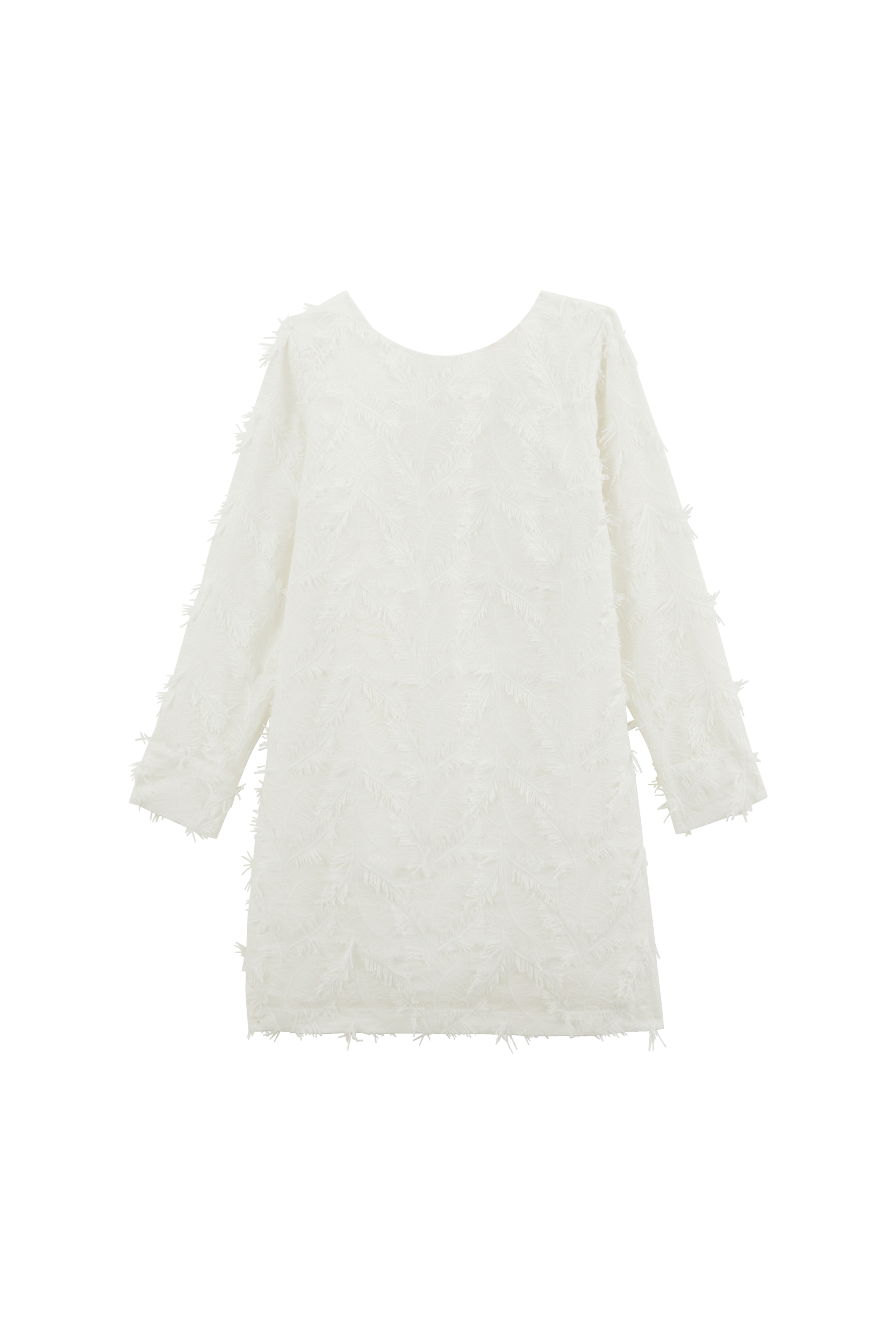 Robe Amada plume blanche
