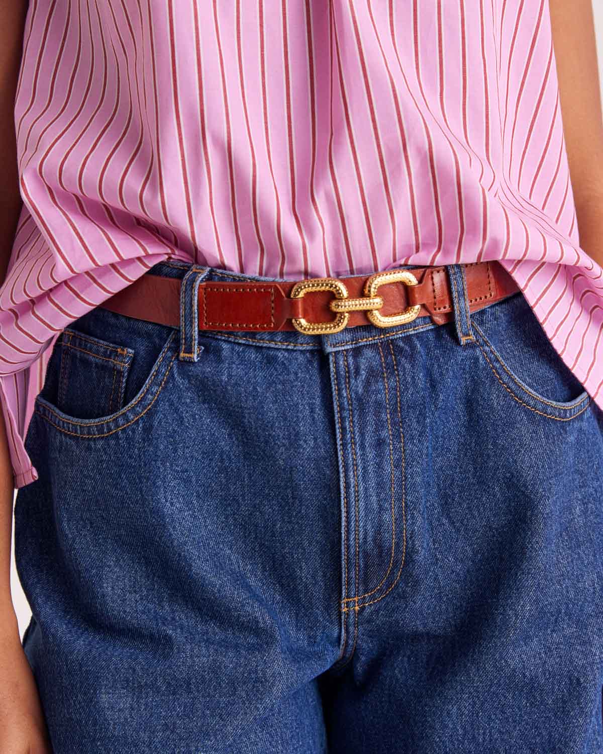 Ceinture Céane cognac