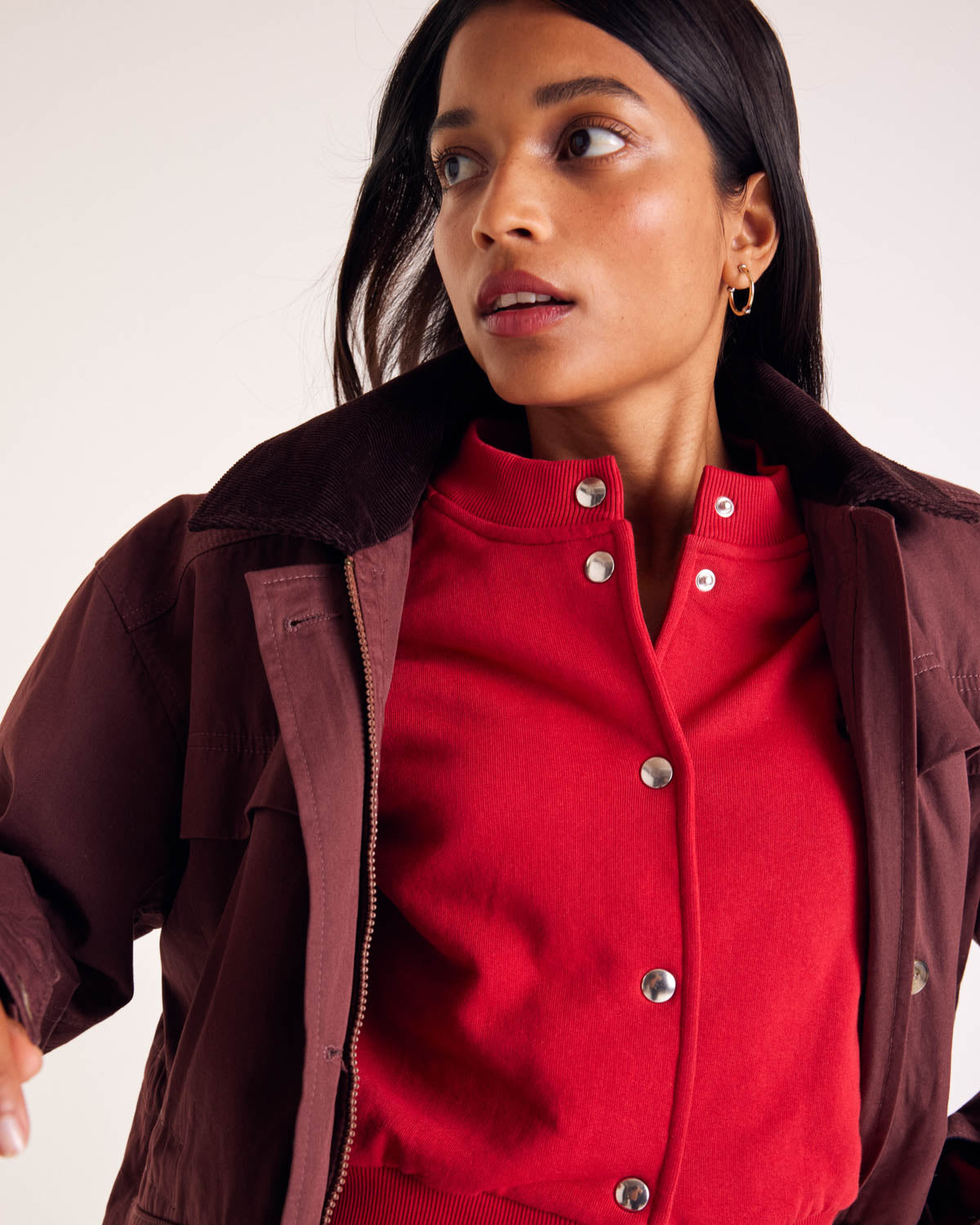 Cardigan Balthazar rouge