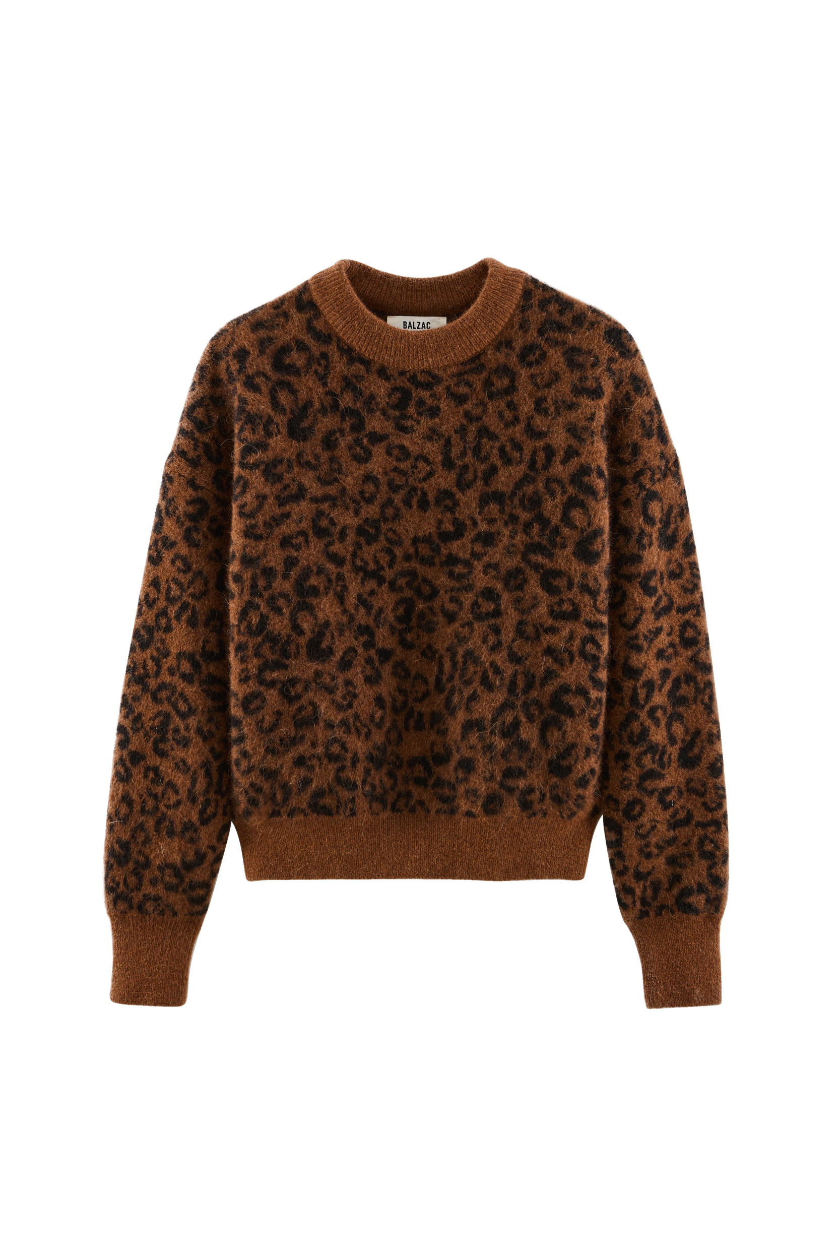 Pull Doudou léopard fauve