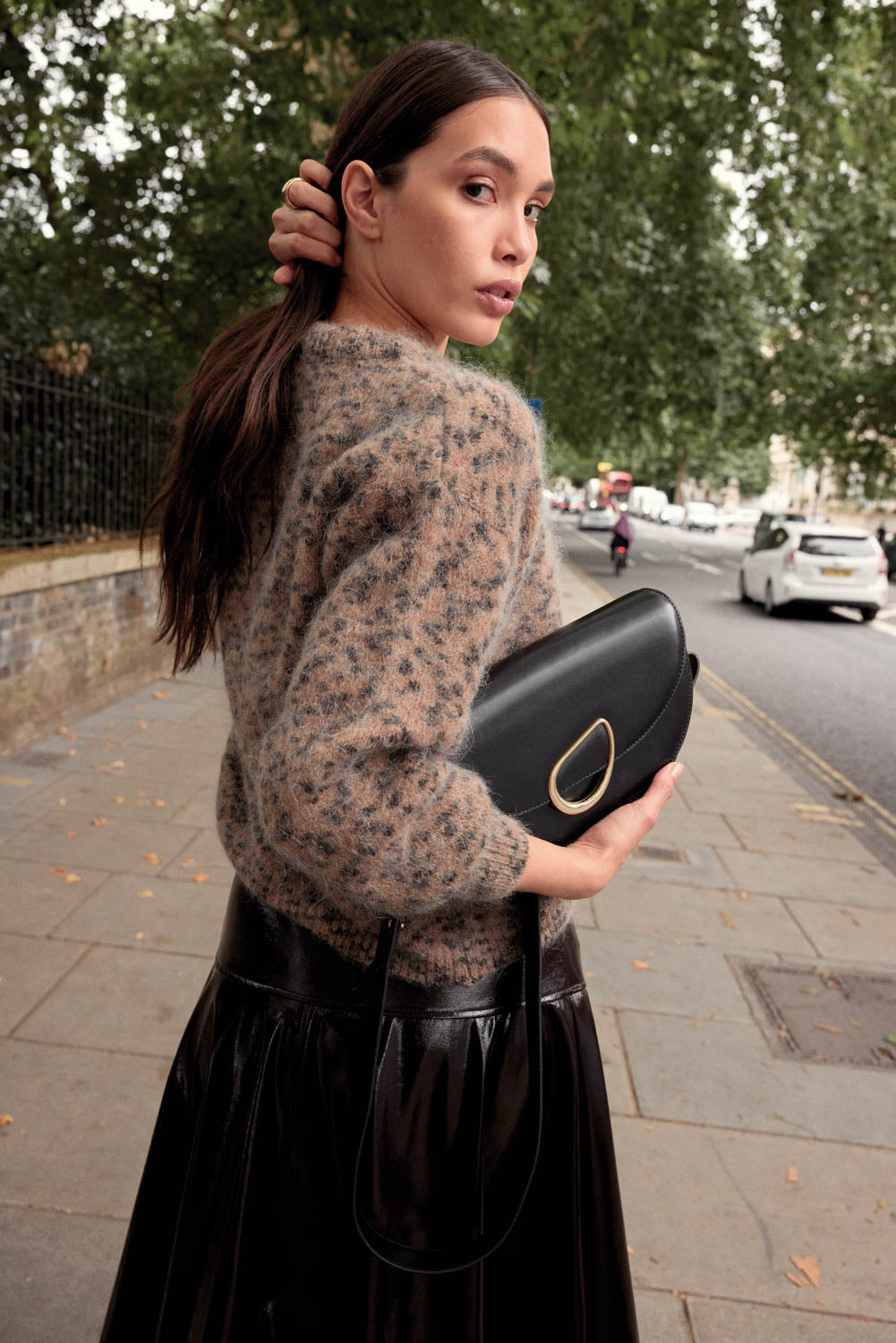 Cardigan Douceur guépard tacheté