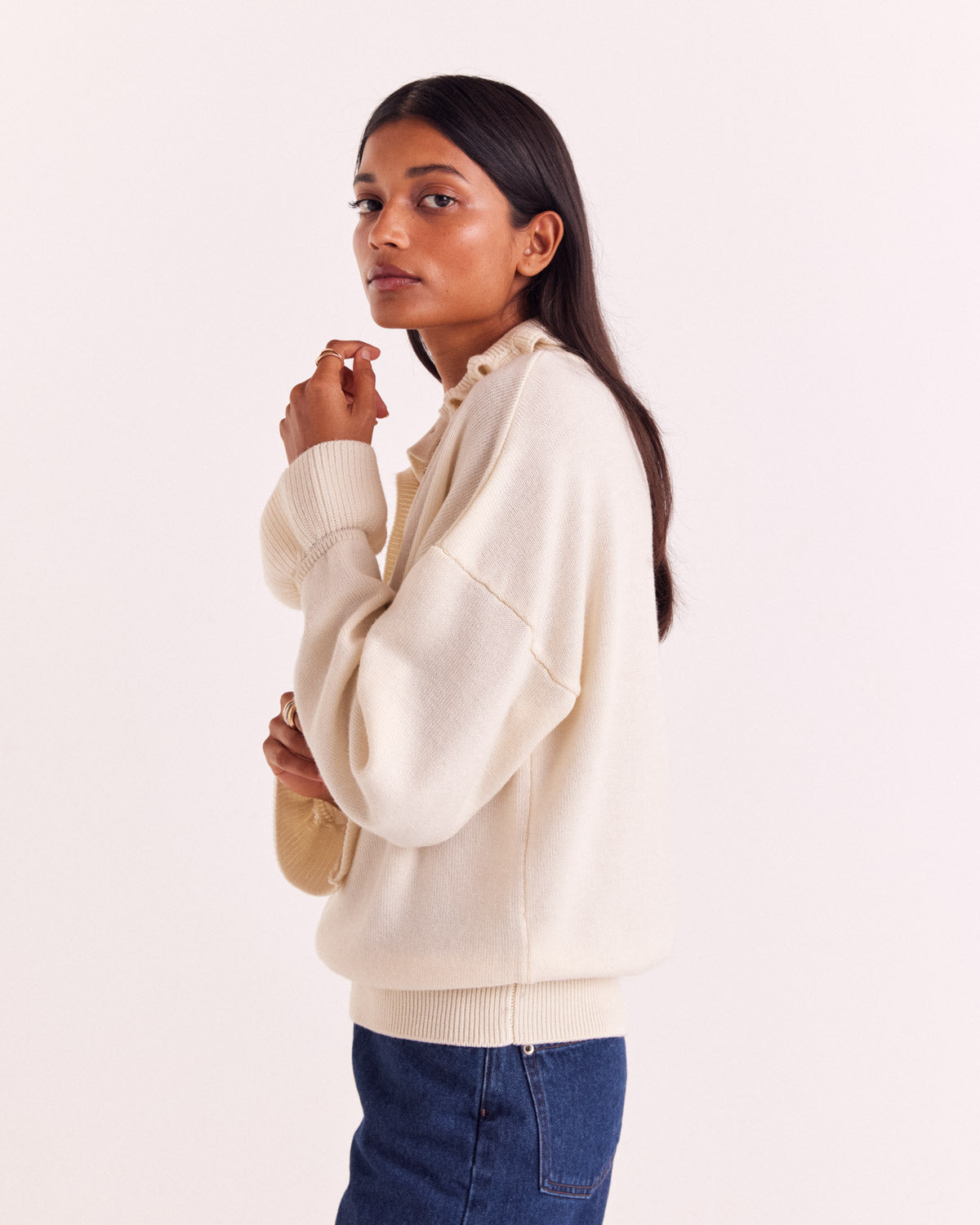 Pull Pauline écru