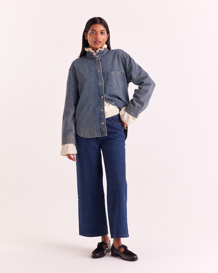 Jean Romeo bleu indigo