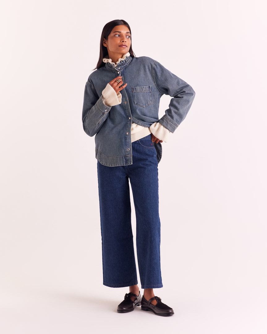 Chemise Salomé bleu vintage