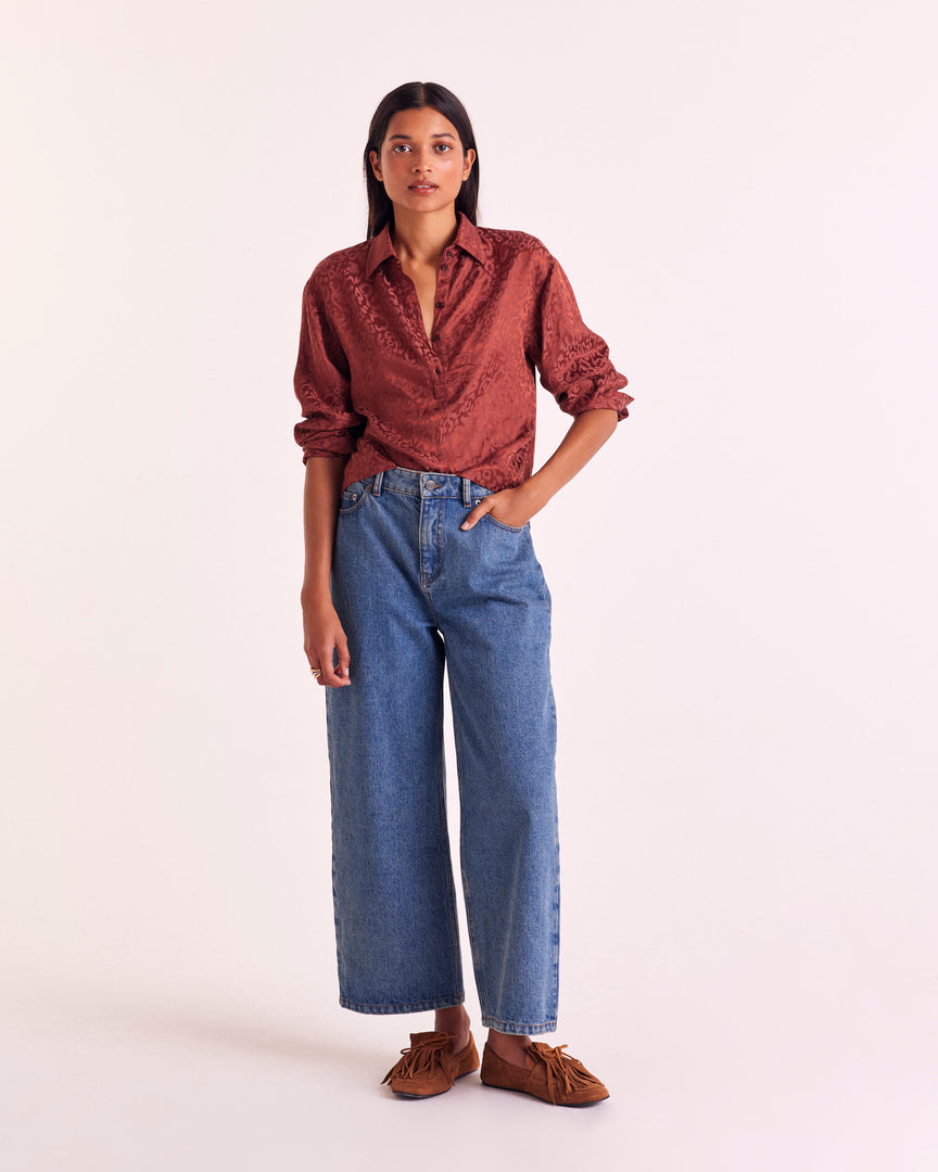 Jean Romeo bleu vintage
